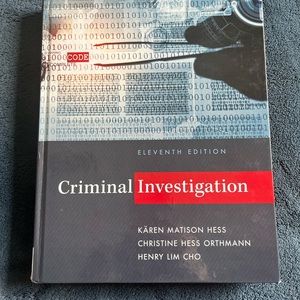 Criminal investigation 11th edition textbook